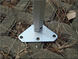 3m x 3m Heavy Duty Aluminium Gazebo Pop Up Shelter 10ft x 10ft ~ White Roof & Sides