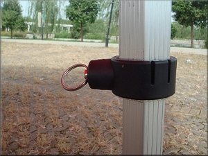 3m x 3m Heavy Duty Aluminium Gazebo Pop Up Shelter 10ft x 10ft ~ Roof & Sides