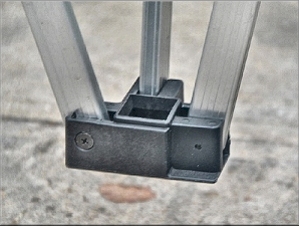 3m x 3m Heavy Duty Aluminium Gazebo Pop Up Shelter 10ft x 10ft ~ White Roof & Sides